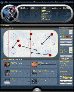 Strategieauswahl beim Online Eishockey Manager